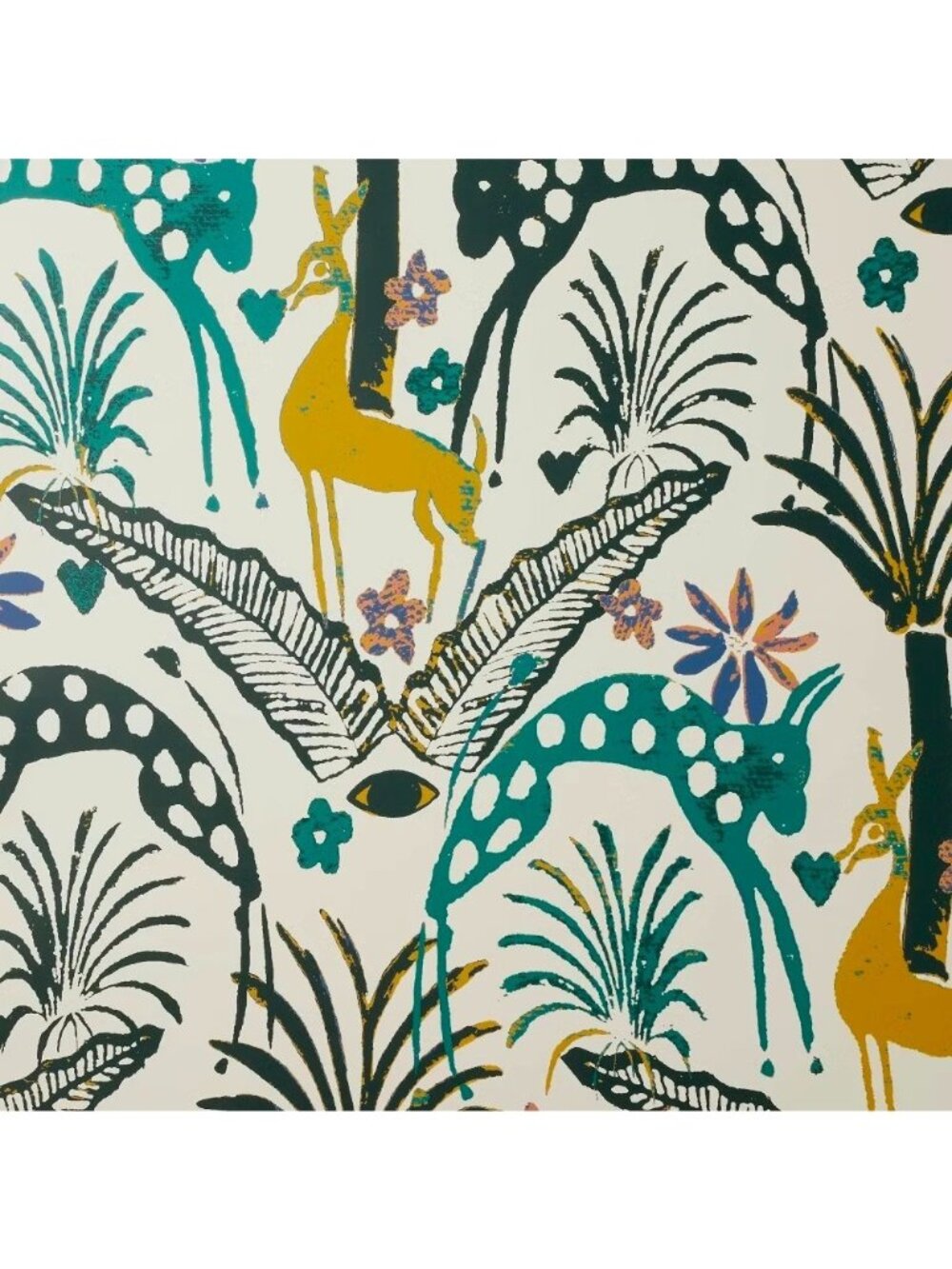 Opalhouse Fiesta Animals Peel & Stick Removable Wallpaper 20" x 16 Foot Length
